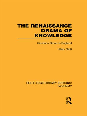cover image of The Renaissance Drama of Knowledge